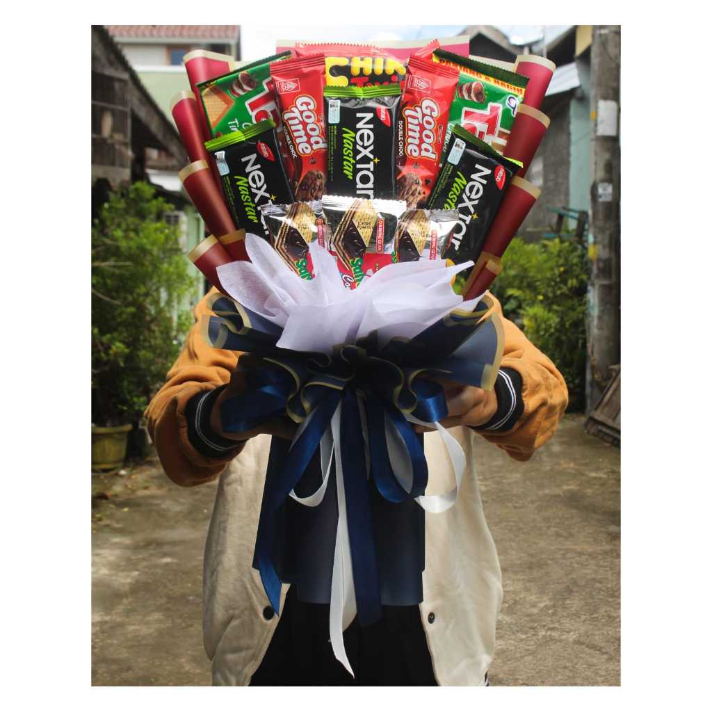 

Large Deluxe Mix Snack Collection - Buket Murah - Buket Snack Isi 11 Pcs