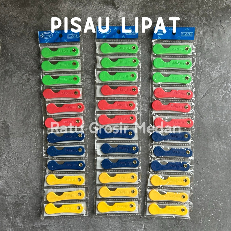 

PISAU LIPAT WARNA HARGA 1LUSIN 12PCS
