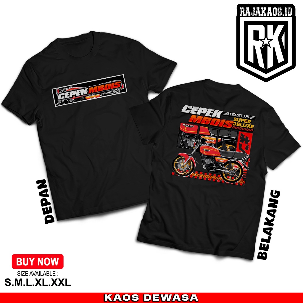 Kaos Racing Cepek Mbois CB100 - Baju Racing CB 100 - Nyaman dan adem Unisex