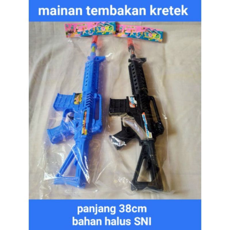 Mainan Tembak Tembakan Pistol Bunyi Kretek-Kretek
