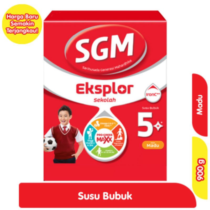 

SGM Eksplor 5+ IronC Susu Bubuk Pertumbuhan Anak Madu 900 g