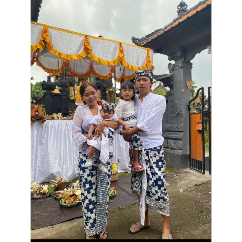 Avril collection16 Kamen batik indigo couple