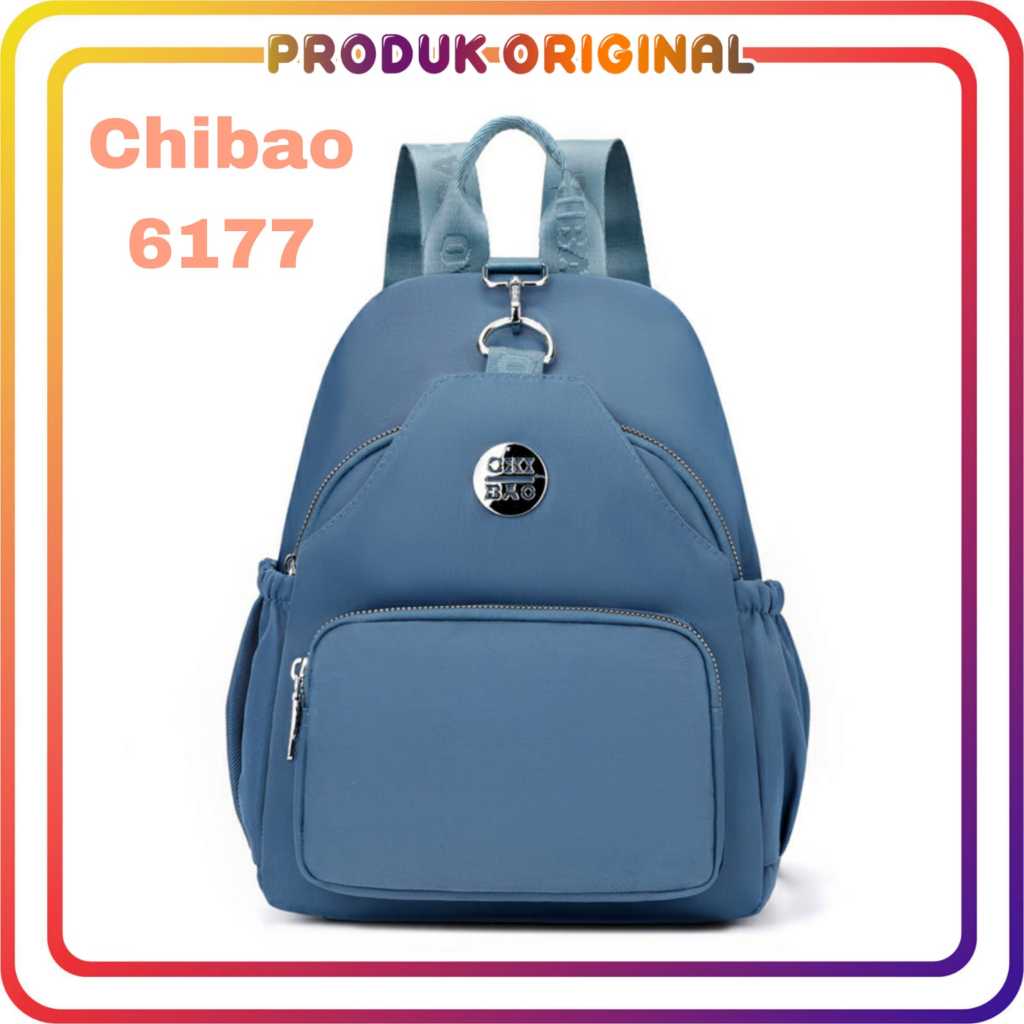 Chibao - Tas ransel wanita chibao 6177 nilon waterproof tas ransel wanita original import