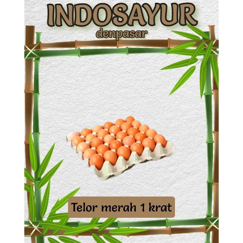 

Telur Ayam potong 1 krat isi 30 _ INDOSAYUR