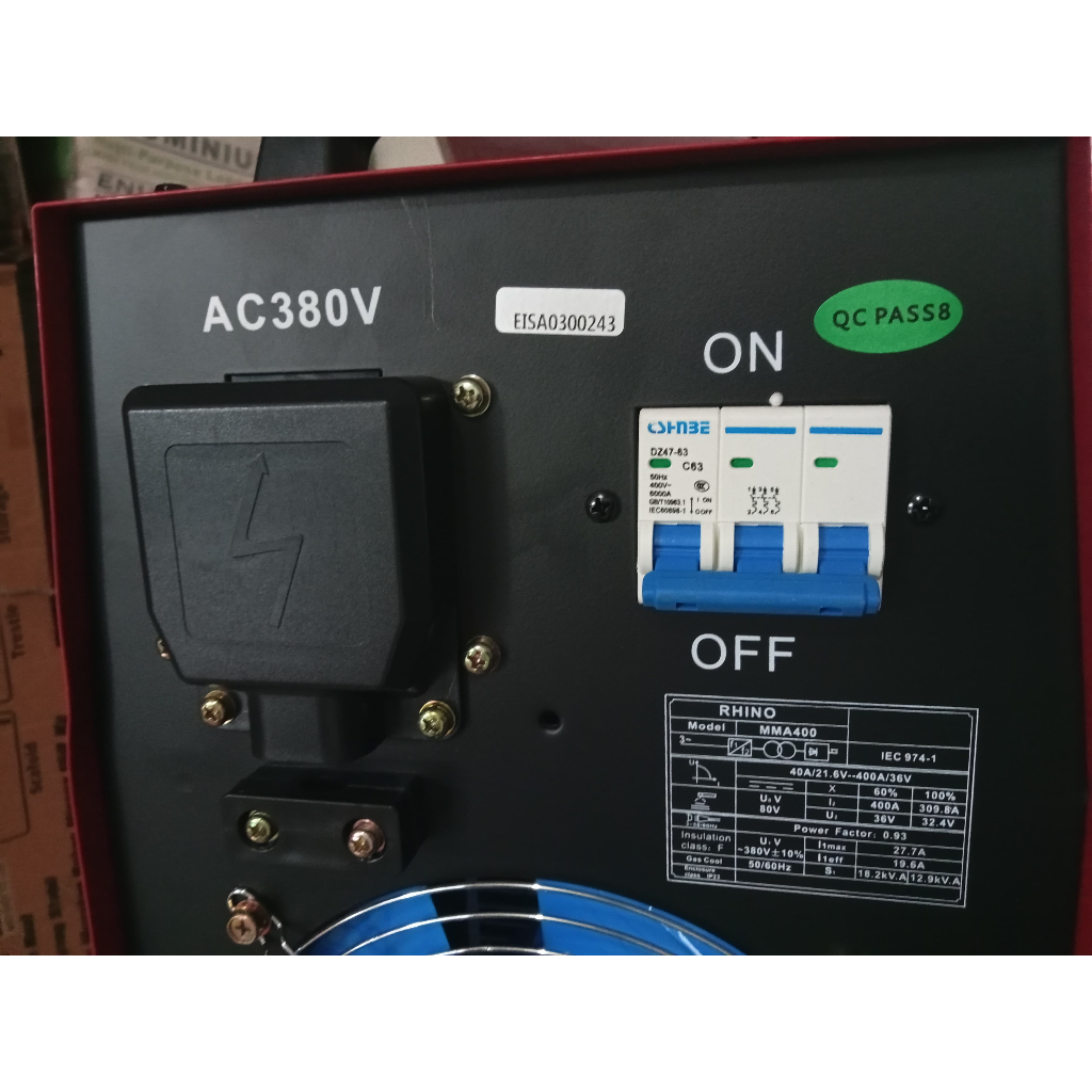 Mesin Las RHINO 400 Amp 3 Phase/ Travo Las 400 Ampere 3 Phase RHINO/ Inverter 400 Amp