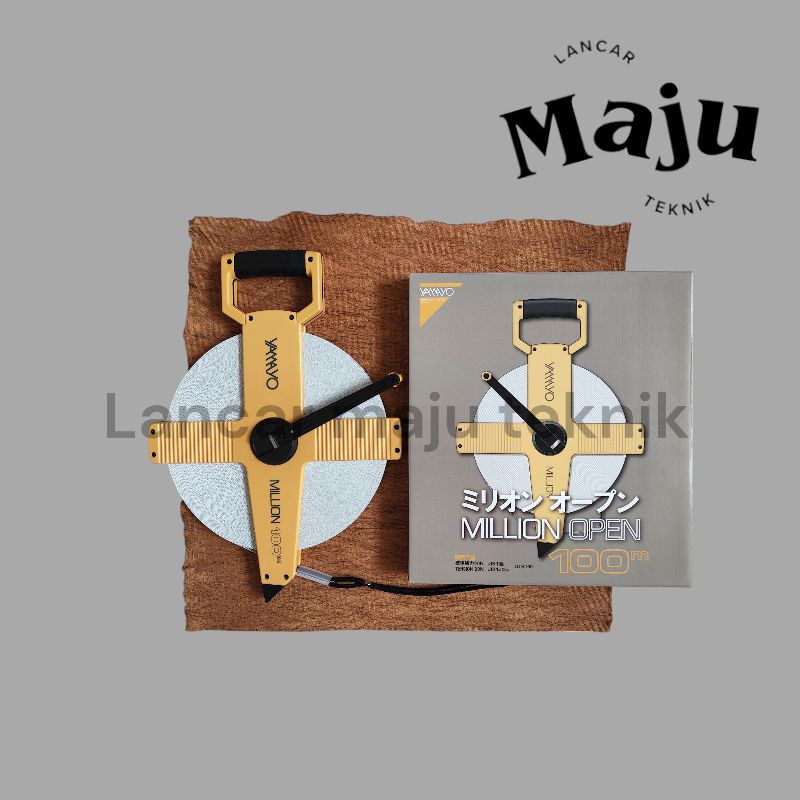 Meteran Yamayo fiber 100 meter Original YAMAYO Roll Meter Fiberglass Type OTR-100 Meter Made in JAPA