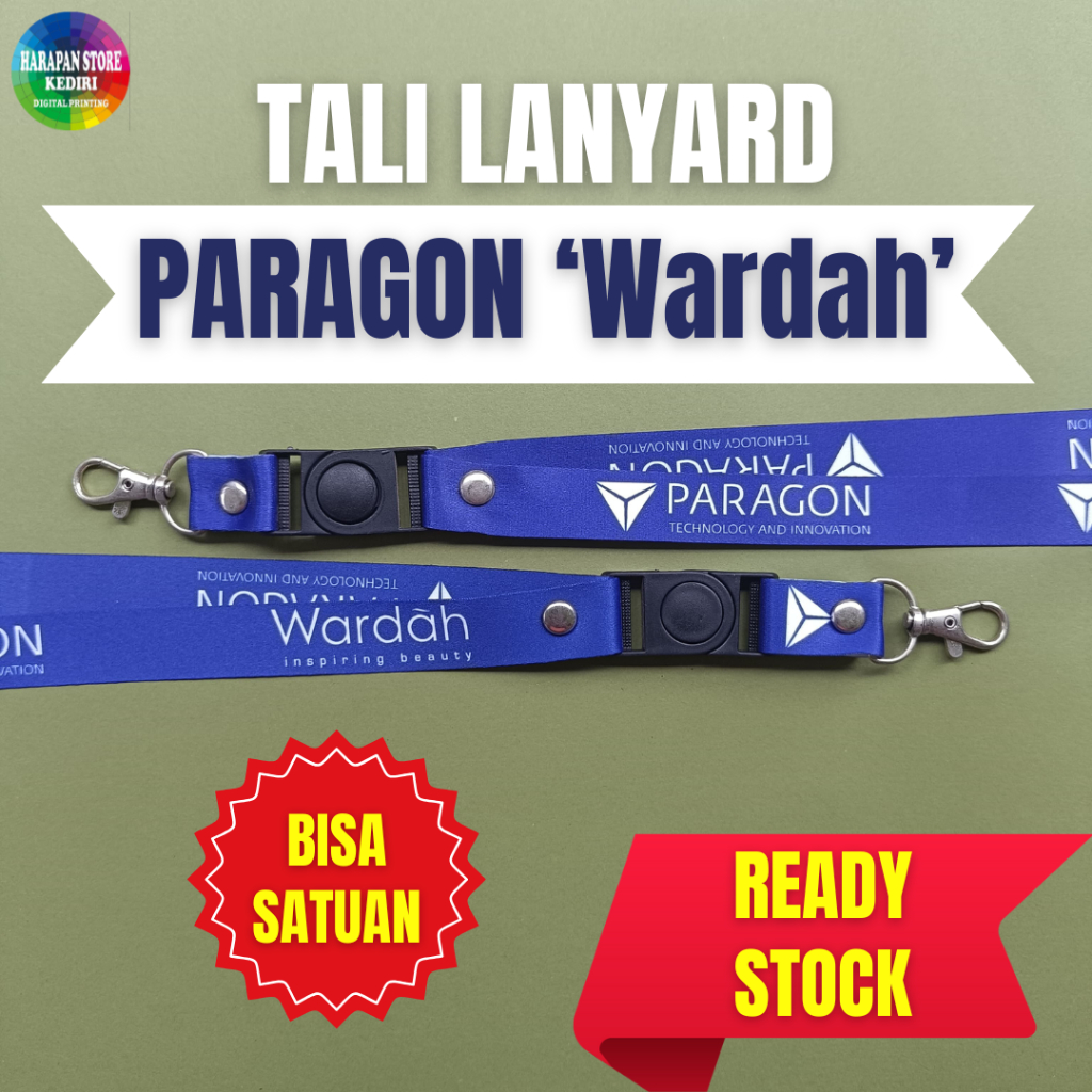 

[READY STOCK] TALI LANYARD ID CARD PARAGON WARDAH -BISA SATUAN