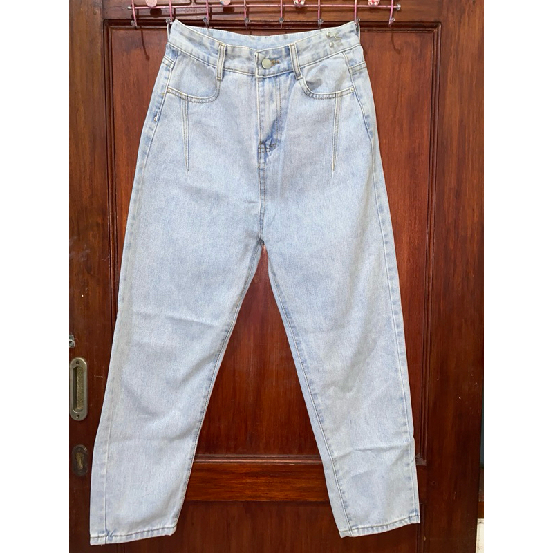 PRELOVED Celana Jeans Biru Muda | no Branded | Size M✨