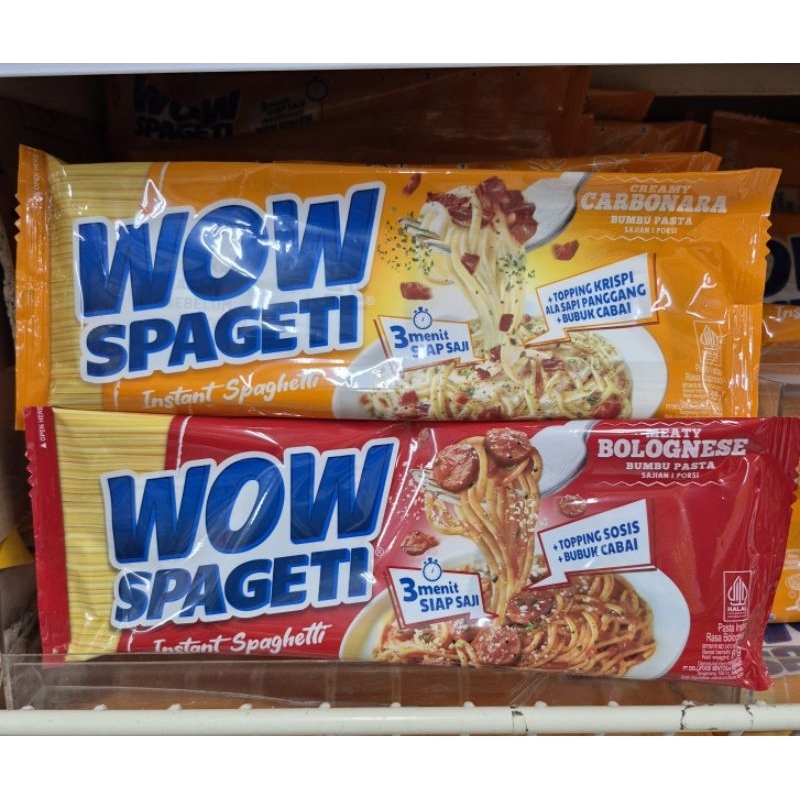 

Wow Spagetti Instant Spaghetti 88gr isi 3pcs