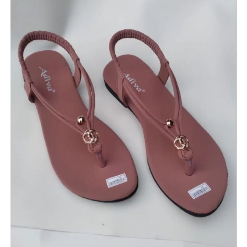 sandal teplek tali karet wanita HR02