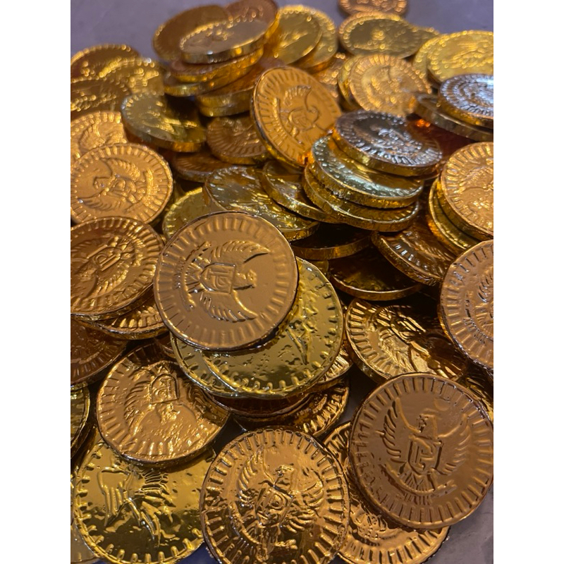 

PUSAN COKLAT KOIN EAGLE ISI 75pcs (COKLAT DOLLAR) REPACK