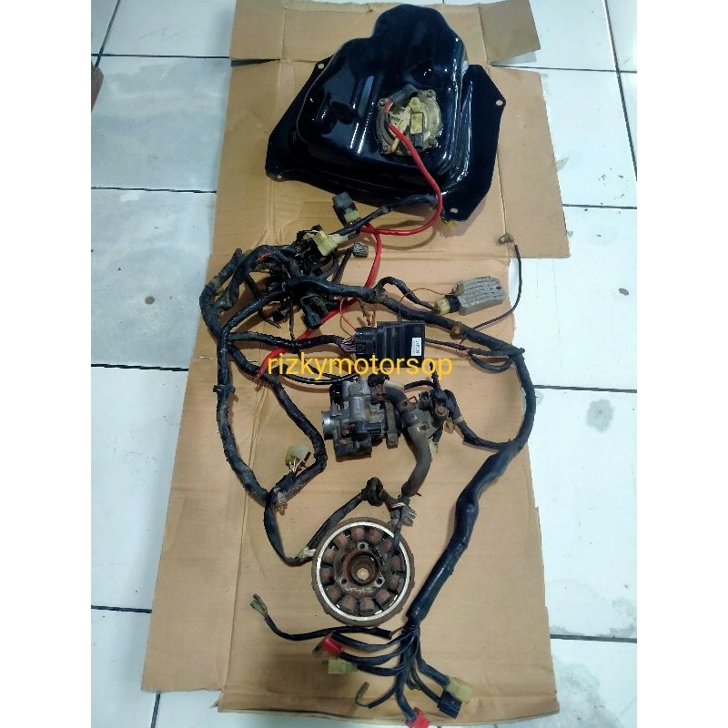 kabel body full set pengapian Mio j soul GT F115 original copotan motor kode 54P