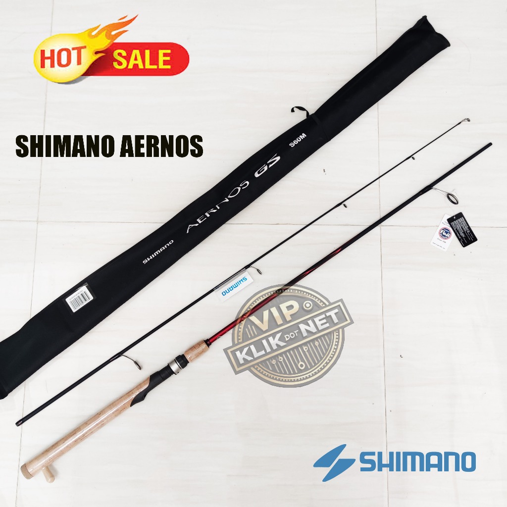 JORAN SHIMANO AERNOS GS 2602 S60M CARBON RING FUJI ORIGINAL SAMBUNG DUA