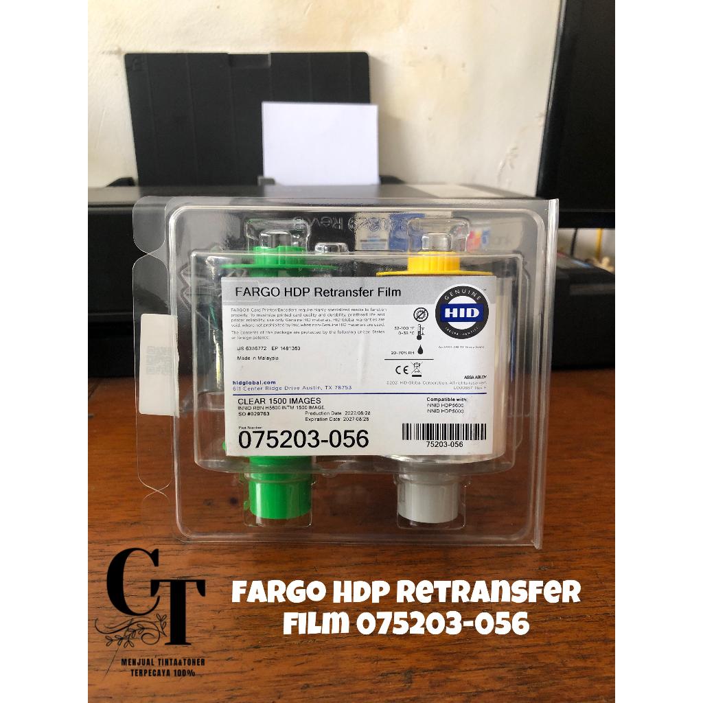 RIBBON FILM PRINTER ID CARD FARGO HDP5000 / 5600 E-KTP 075203-056 Original