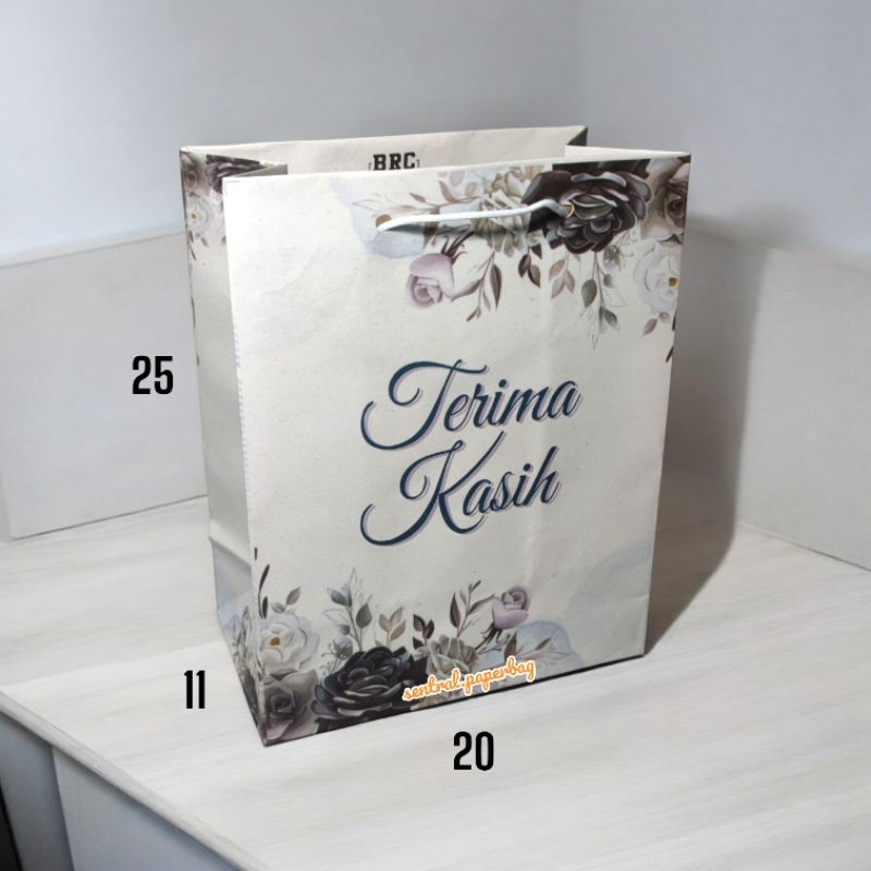 

paperbag aesthetic abu-abu uk 20x11x25