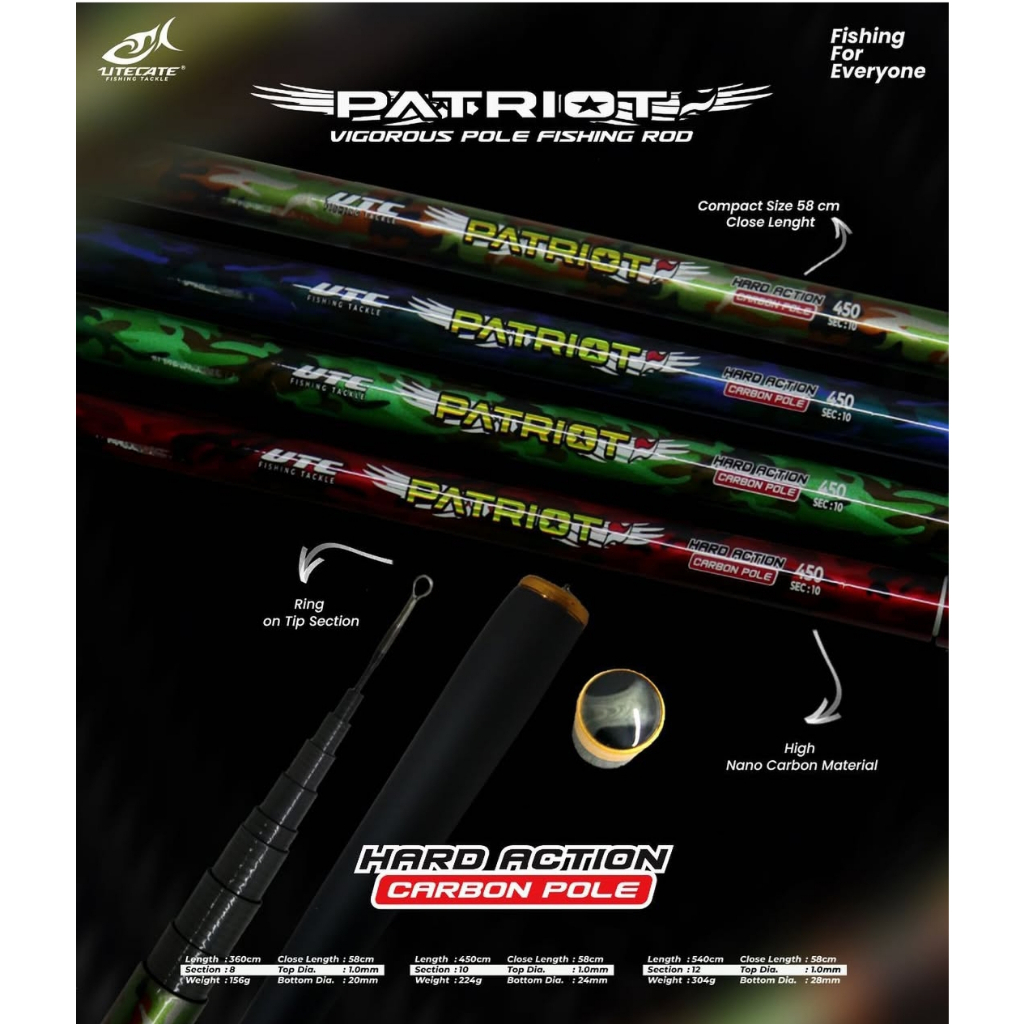 Tegeg Utecate Carbon PATRIOT 360 & 450
