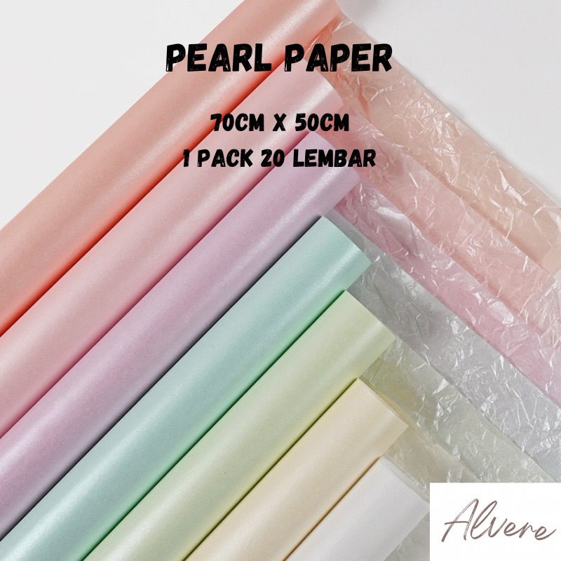 

Flower Wrapping Pearl Pear Paper Kertas Sydney Korea Buket