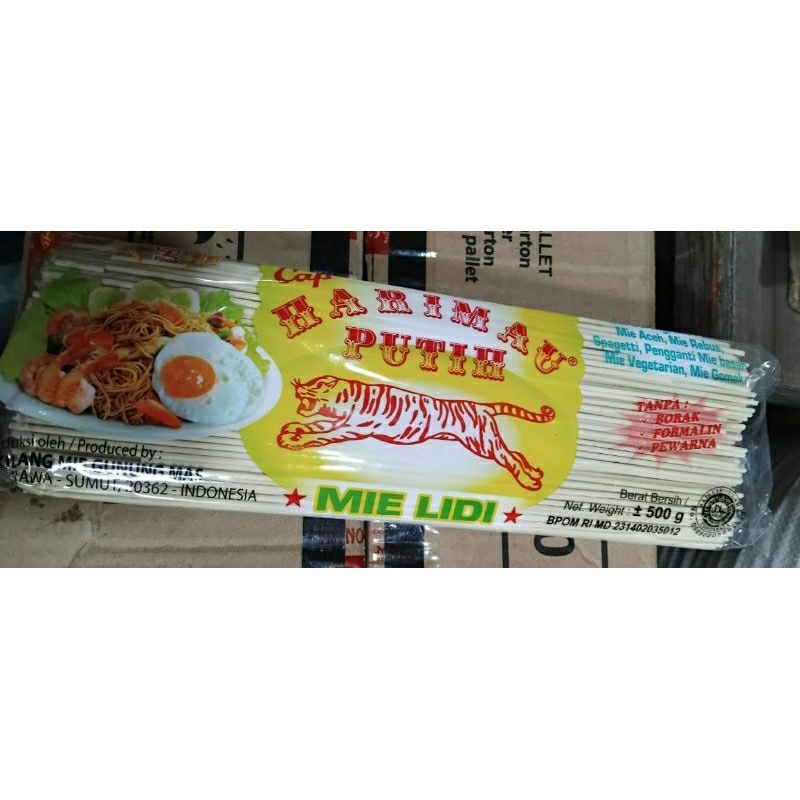 

Mie Lidi Harimau Putih/Mie Gomak/500gr