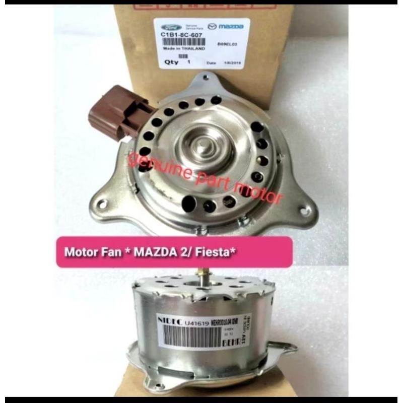 MOTOR FAN RADIATOR FORD FIESTA MAZDA 2 ASLI ORIGINAL C1B1-8C607