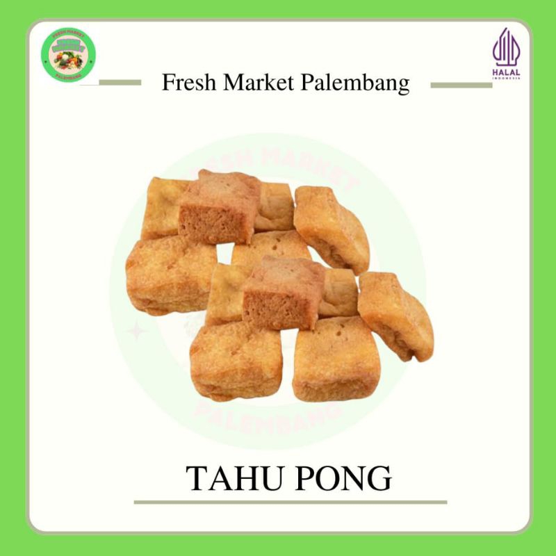 

Tahu pong isi 10 pcs -Fresh Market Palembang-