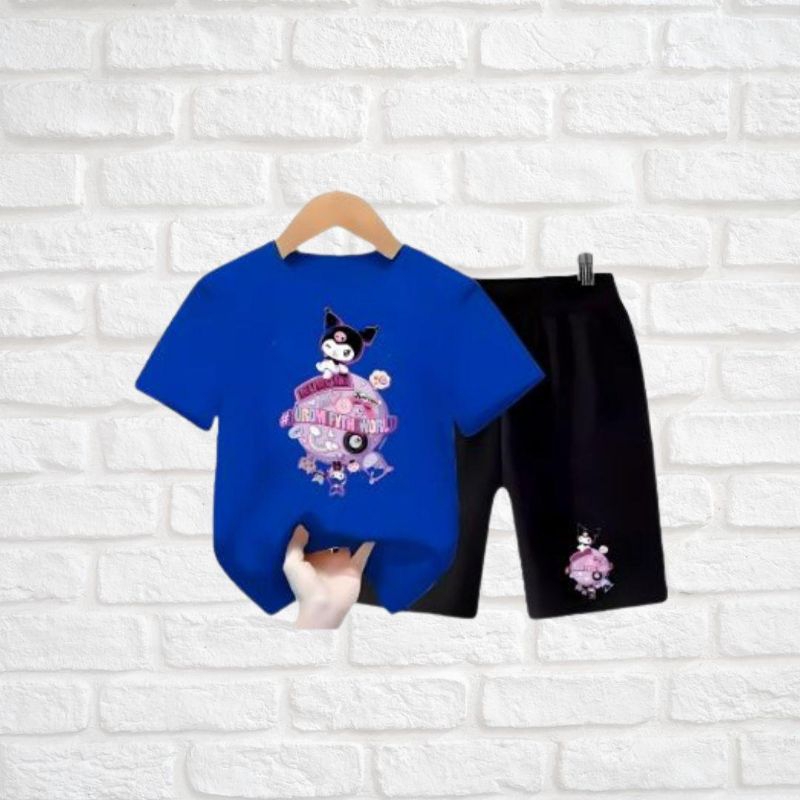 Baju Setelan Anak Kuromi