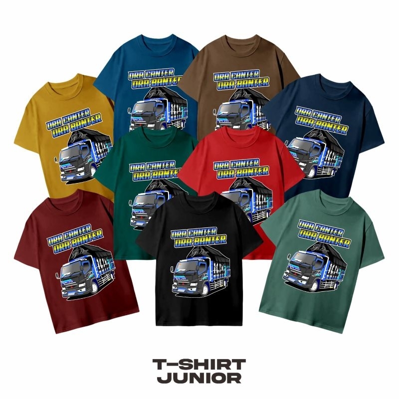 BAJU KAOS ANAK LAKI LAKI ORA CANTER ORA BANTER KAOS ANAK COWOK MOBIL TRUK OLENG 4-19 TAHUN