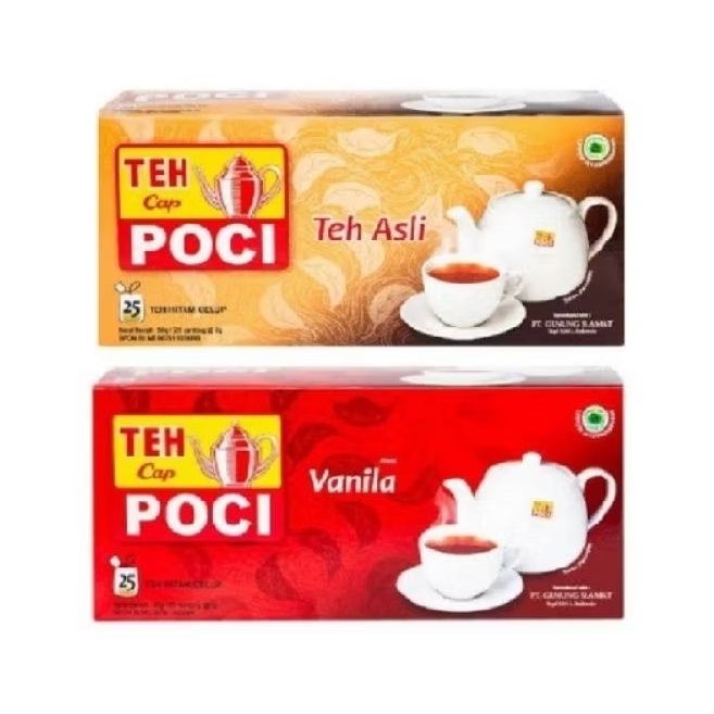 

Teh Cap Poci Teh Celup isi 25 / Teh Poci Varian Lengkap isi 25pcs