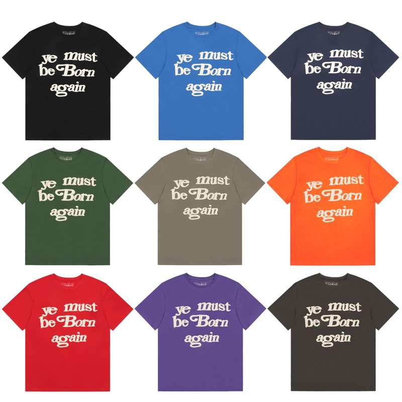 Tshirt CPFM Ye Must Be Born Again Oversize Tee Baju Kaos Unisex