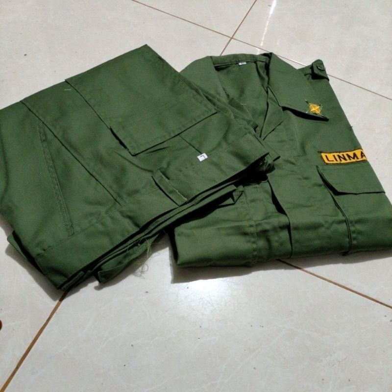 baju PDL LINMAS murah baju PDL hijau