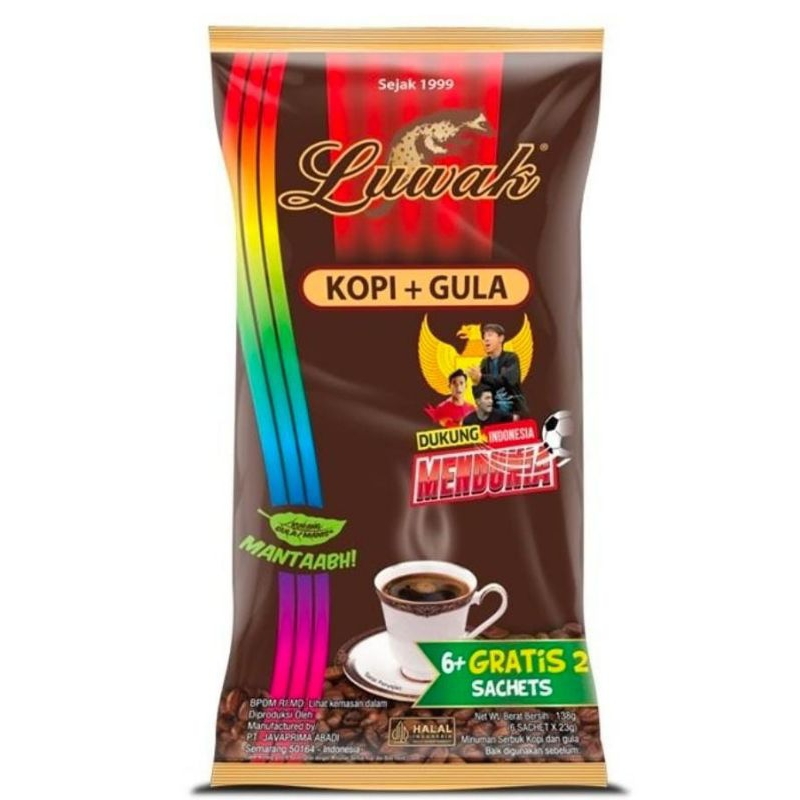 

Luwak kopi + gula
