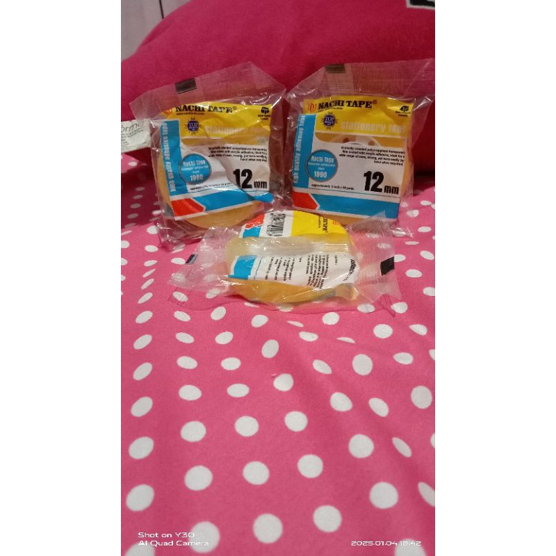 

nachi tape stationery tape solatip bening