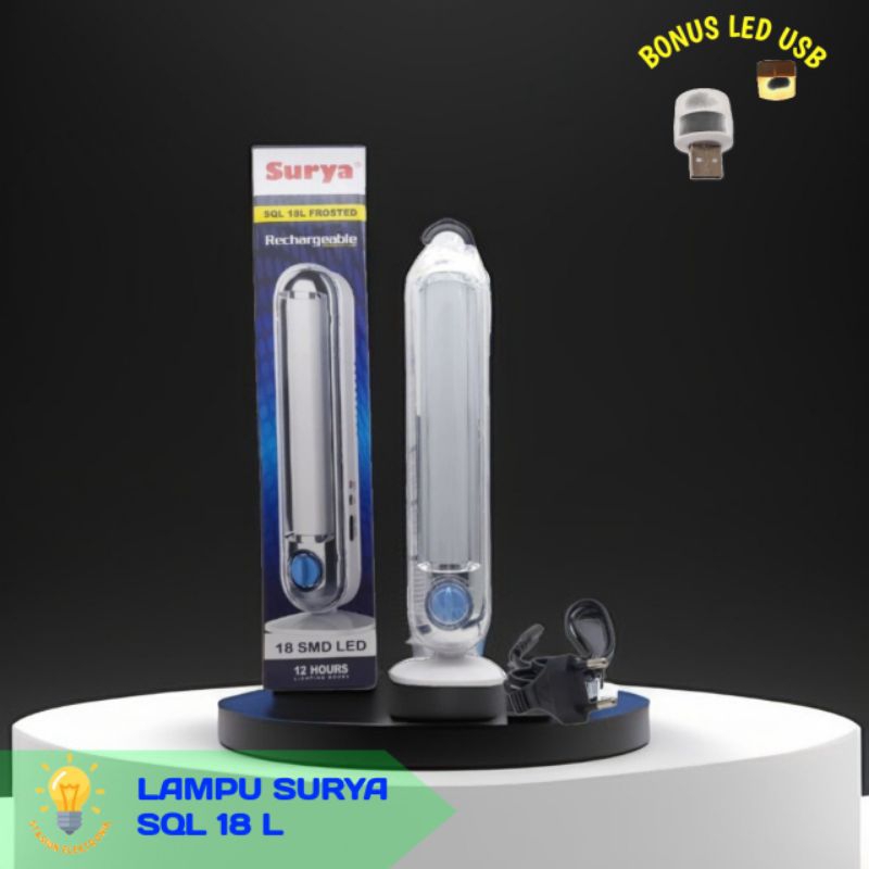 Lampu SURYA SQL 18L FROSTED