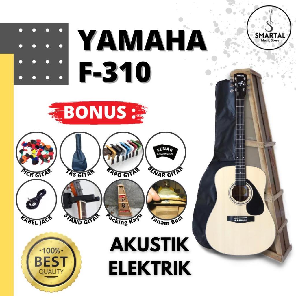 Gitar Akustik Elektrik Yamaha F310 Murah FREE PACKING Harga Terjangkau Cocok Untuk Pemula