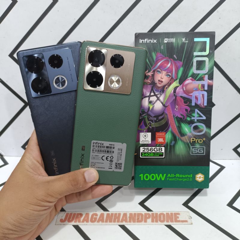 INFINIX NOTE 40 PRO PLUS 5G 12/256GB BEKAS SECOND FULLSET