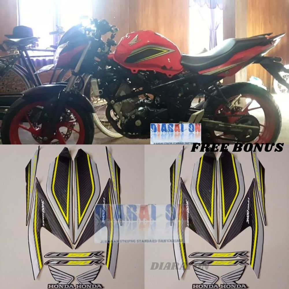 Stiker Striping Honda CB150r 2016 2015 - CB 150 R CB 150R Hijau Murah