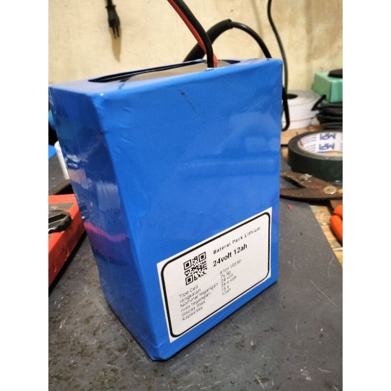 baterai pack baterai sepeda listrik 24volt 12ah