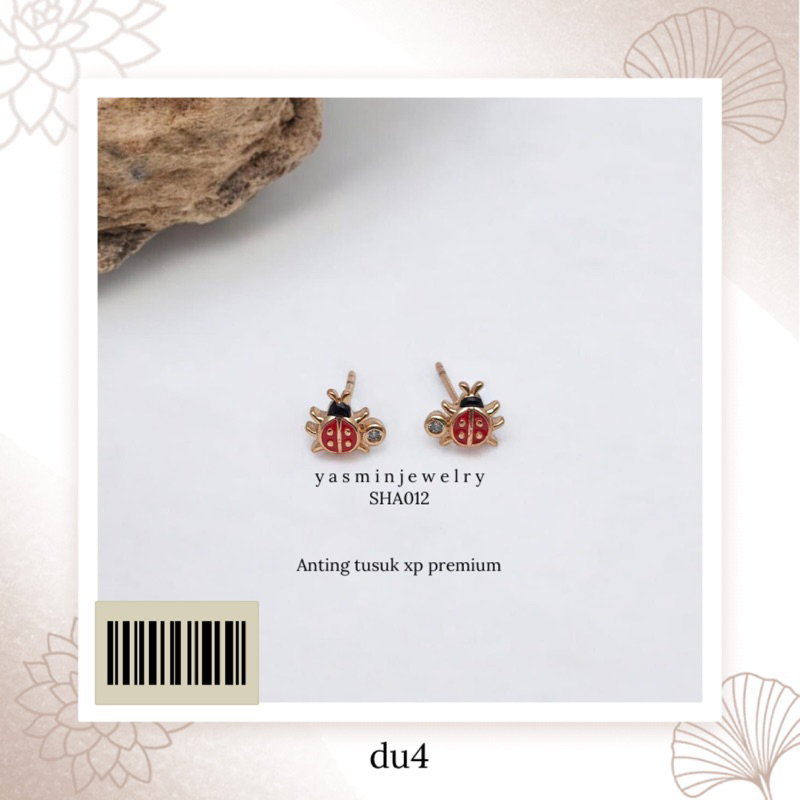 SHA 012 Anting tusuk tindik kepik emas xuping premium anti luntur anti karat anti iritas promo murah