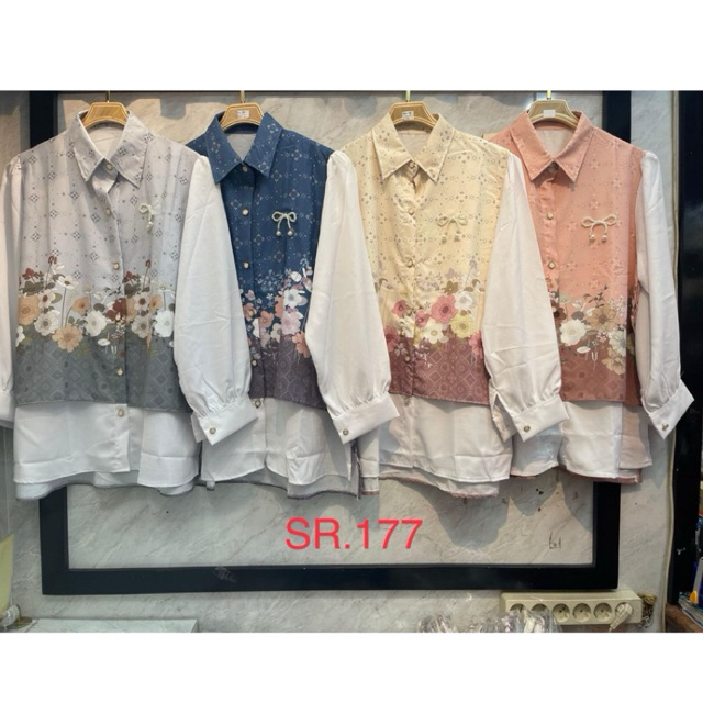 Kemeja Wanita Premium Bahan Satin Silk