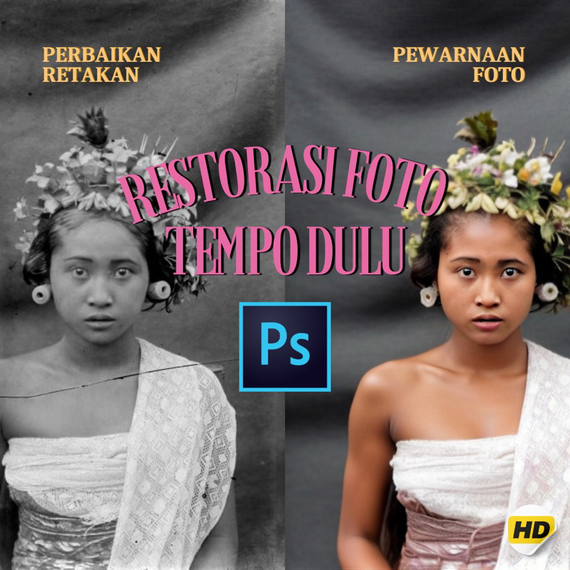 JASA PROFESIONAL EDITING  - Restorasi Foto Lama