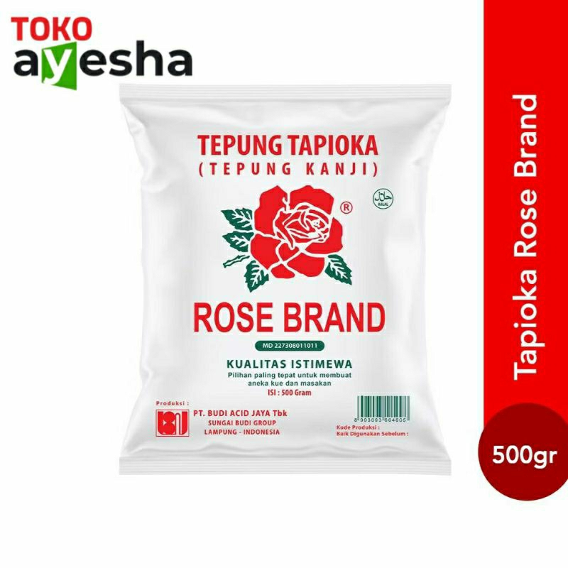

Tepung Tapioka Rose Brand 500 gr