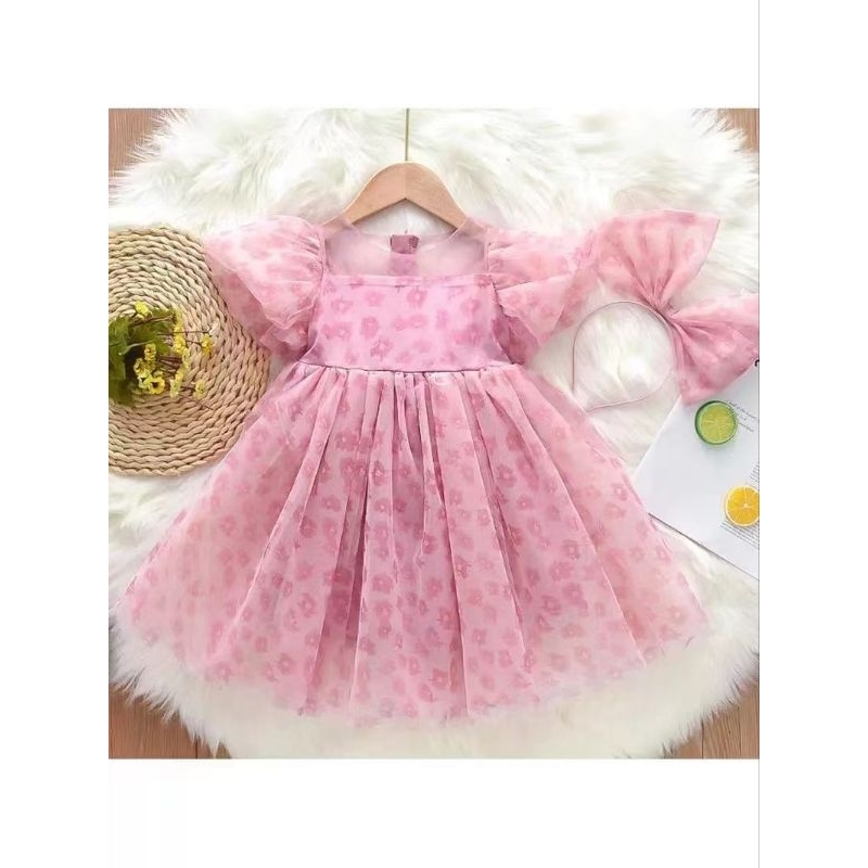 Dress Bunga Pink