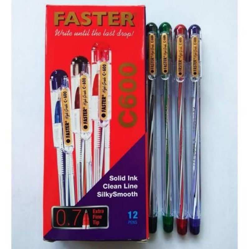 

Ballpoint pulpen faster C600 | isi 12 pcs