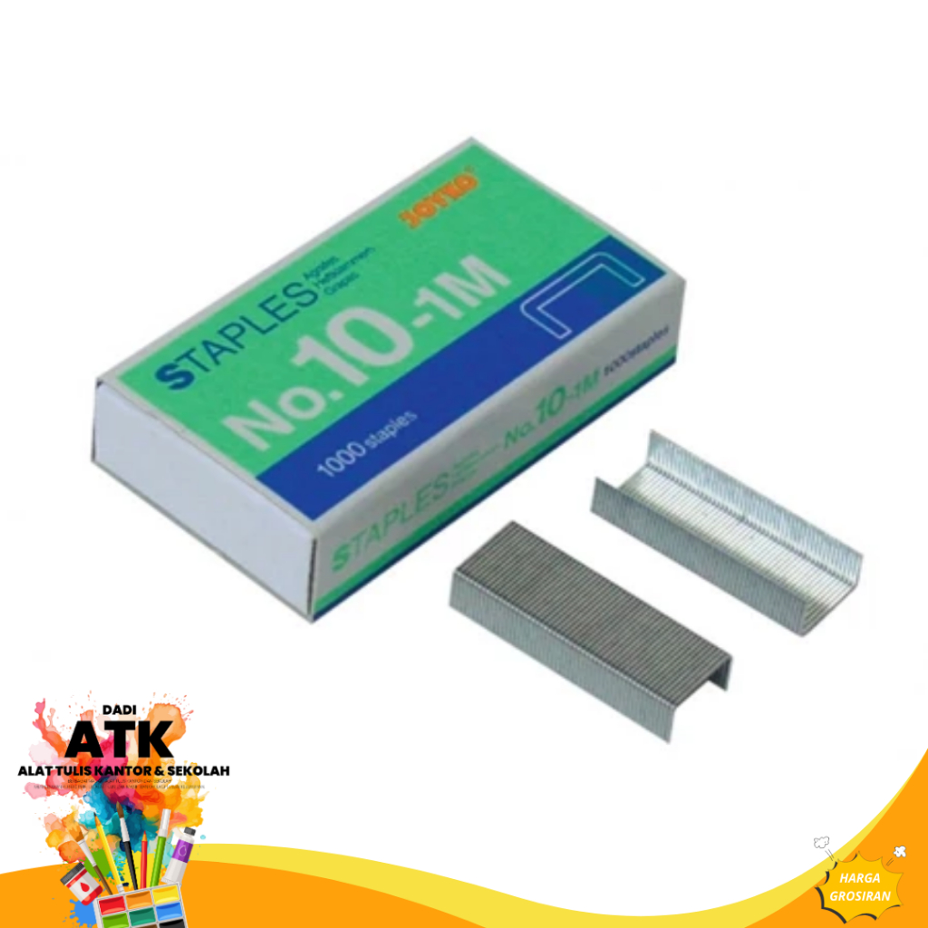 

Isi staples Joyko No. 10 - jumlah 20 box kecil