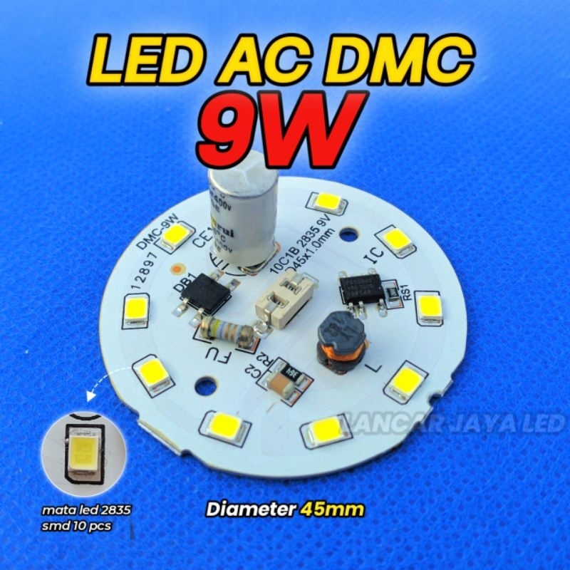 PCB LED AC (DMC) 9 Watt ~Lancar Jaya Led~