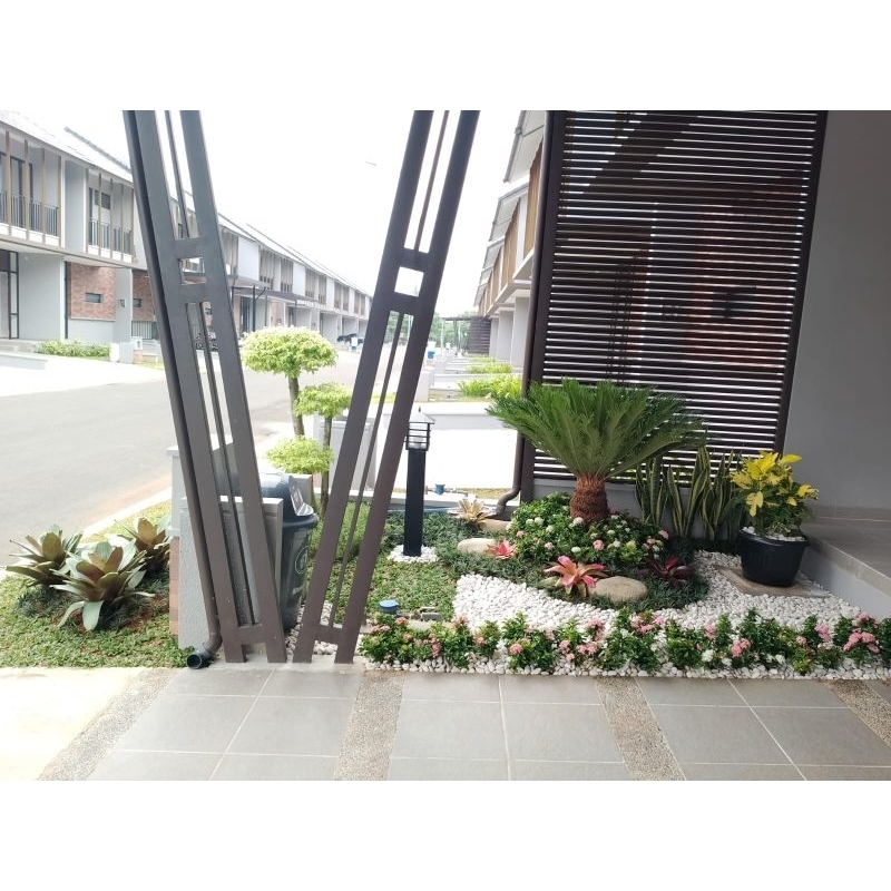 [TERMURAH] JASA PEMBUATAN TAMAN DENGAN PERPADUAN BATU