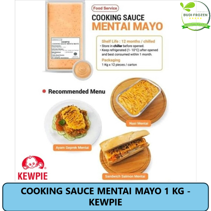 

MENTAI MAYO KEWPIE - 1 KG / COOKING SAUCE MENTAI MAYO KEMASAN 1 KG POUCH