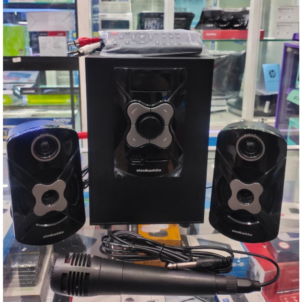Speaker Aktif SIMBADDA CST 5000 N+Line in,USB,FM,Bluetooth, + SPEAKER RMS 30 Watt ( REMOTE ) NEW PRO