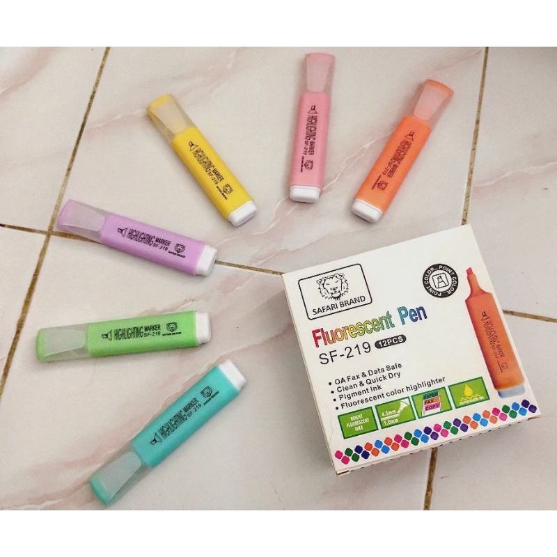 

DAPAT 6 WARNA STABILO / HIGHLIGHTER WARNA PASTEL