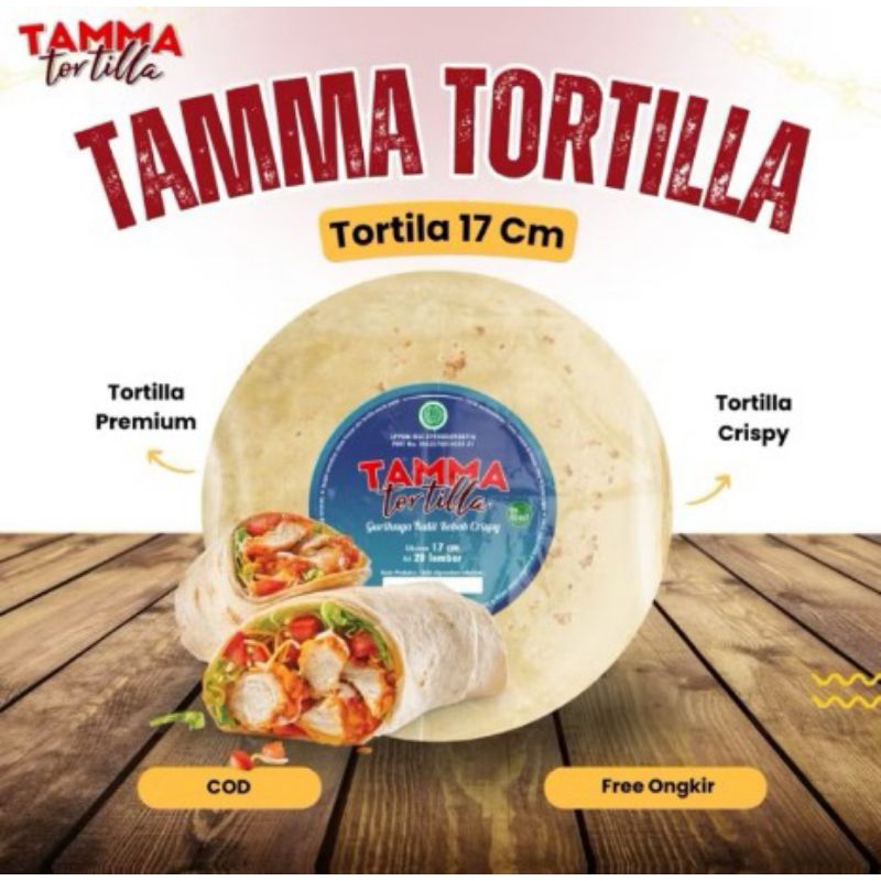 

Kulit Kebab Premium Tamma Tortila 17cm isi 20 lembar