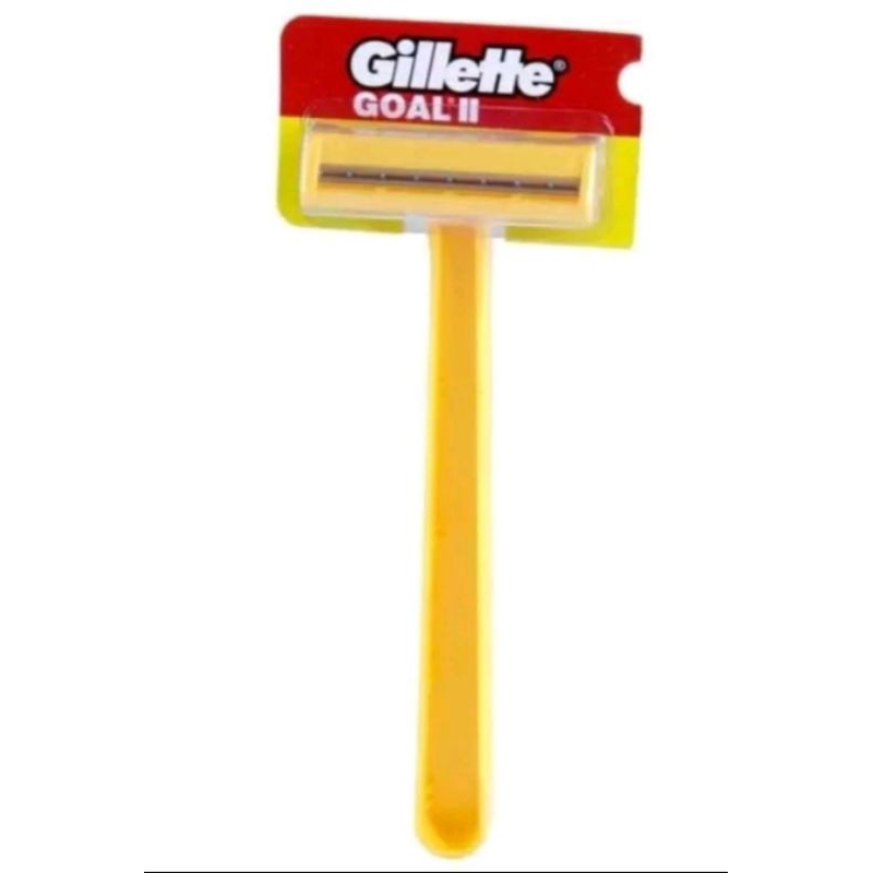 pisau cukur GILLETTE GOAL II/Pisau cukur gillette kuning